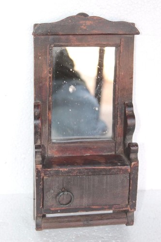 Wooden mirror frame with - mirror,